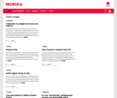 Recipuca.com(RECIPUCA) Screenshot