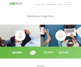 Recisio.fr(Sing the world) Screenshot