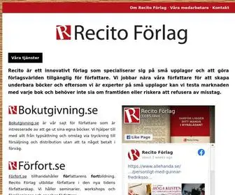 Recito.se(Våra tjänster) Screenshot