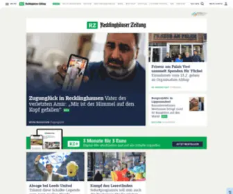 Recklinghaeuser-Zeitung.de(Recklinghäuser Zeitung) Screenshot
