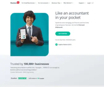 Reckon.com.au(Accounting, Business & Bookkeeping Software) Screenshot