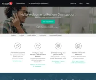 Reckonone.com(Help & Support) Screenshot