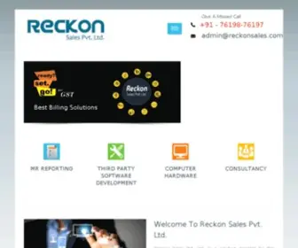 Reckonsales.com(Reckon Sales Pvt. Ltd) Screenshot