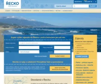 Reckovdetailech.cz(Informace o Řecku a řeckých ostrovech) Screenshot