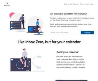 Reclaimai.com(An executive assistant for everyone) Screenshot