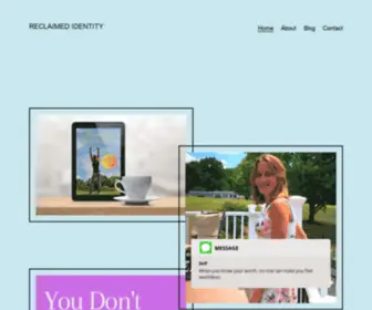 Reclaimedidentity.com(Reclaimed Identity) Screenshot