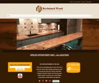 Reclaimedwoodsolutions.com(Vintage Reclaimed Wood) Screenshot