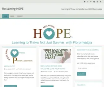 Reclaiminghopecoaching.com(Reclaiming HOPE Wellness For Every Body) Screenshot