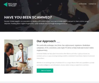 Reclaimwallet.com(Reclaim Wallet) Screenshot