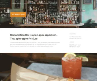 Reclamationbar.com(Reclamation bar) Screenshot