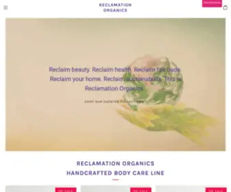 Reclamationorganics.com(Reclamation Organics) Screenshot