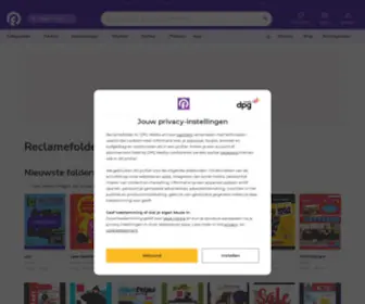 Reclamefolder.nl(DPG Media Privacy Gate) Screenshot