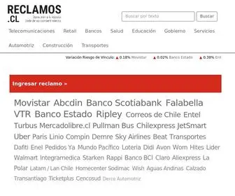 Reclamos.cl(Jurídico) Screenshot
