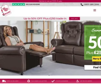 Reclinerfactory.com(Cheap Riser Recliner Chairs & Orthopedic Electric Recliners) Screenshot