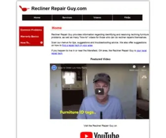 Reclinerrepairguy.com(Recliner Repair Guy) Screenshot