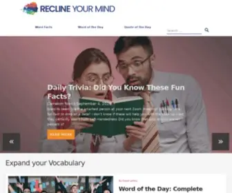 Reclineyourmind.com(Reclineyourmind) Screenshot