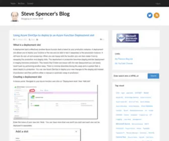 Recneps.net(Steve Spencer's Blog) Screenshot