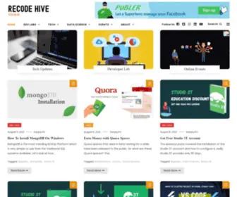 Recodehive.com(Recode Hive) Screenshot