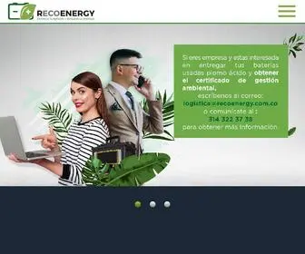 Recoenergy.com.co(Inicio) Screenshot