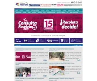 Recoleta.cl(Municipalidad de Recoleta) Screenshot