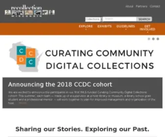 Recollectionwisconsin.org(Sharing our Stories) Screenshot