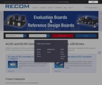 Recom-Power.com(Recom power) Screenshot