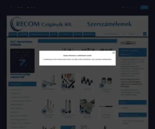 Recom.hu(Recom Czigányik Kft) Screenshot