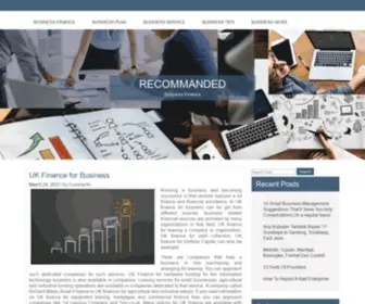 Recommandedmovies.com(Business Finance) Screenshot