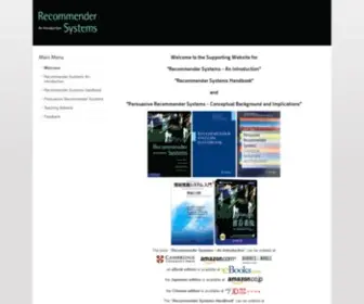 Recommenderbook.net(Introduction and Handbook) Screenshot