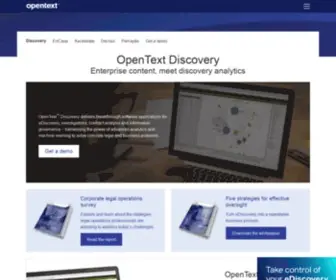 Recommind.com(Discovery) Screenshot