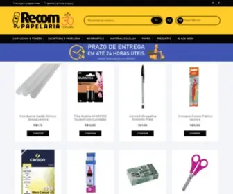 Recompapelaria.com.br(Recom) Screenshot