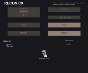 Recon.cx(RECON) Screenshot