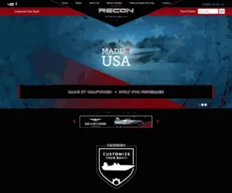 Reconboats.com(Recon Boats) Screenshot