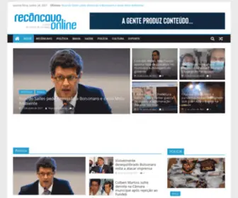 Reconcavoonline.com.br(Recôncavo Online) Screenshot