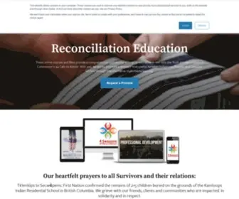 Reconciliationeducation.ca(Reconciliation Education) Screenshot