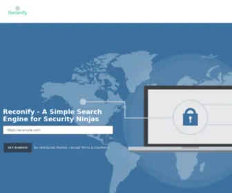 Reconify.io(Reconify) Screenshot