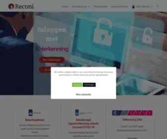 Reconi.nl(Reconi eHerkenning en PKIoverheid certificaten) Screenshot
