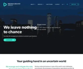 Reconnaissancegroup.com(Reconnaissance Group Security Solutions) Screenshot