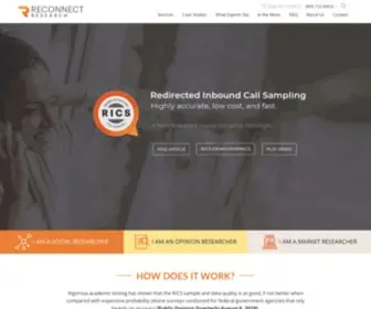 Reconnectresearch.com(Reconnect research) Screenshot