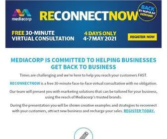 Reconnectrsvp.com(Mediacorp RECONNECTNOW 2021) Screenshot