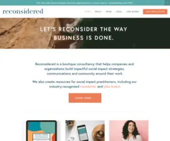 Reconsidered.co(Reconsidered) Screenshot