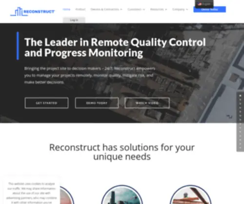 Reconstructinc.com(Remote Quality Control & Progress Monitoring) Screenshot