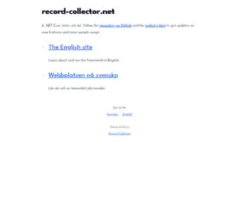 Record-Collector.net(META description) Screenshot