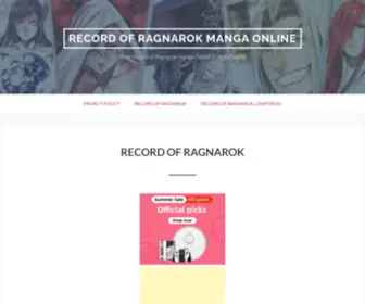 Record-Ofragnarok.com(Record of Ragnarok) Screenshot
