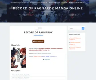 Record-Ragnarok.com(Read Record Of Ragnarok Manga Online / Read Record Of Ragnarok Manga Online) Screenshot