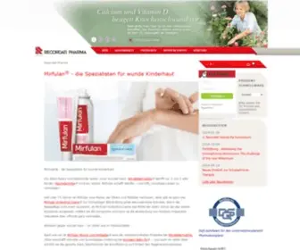 Recordati.de(Mirfulan®) Screenshot