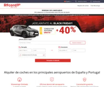 Recordgo.es(Alquiler de coches) Screenshot