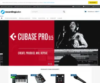 Recordingladen.de(Dein Onlineshop für Recording) Screenshot