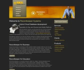 Recordkeeper.com(RecordKeeper Systems Hybrid Cloud Database development specialists for MacOS) Screenshot