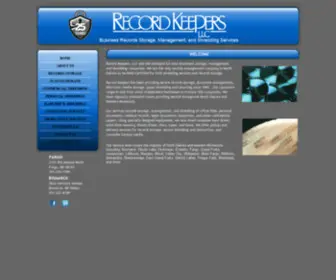 Recordkeepersllc.com(Record Storage) Screenshot